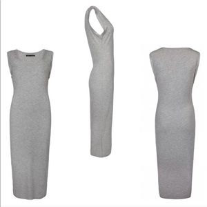 Allsaints Mara knit body con midi dress sz4